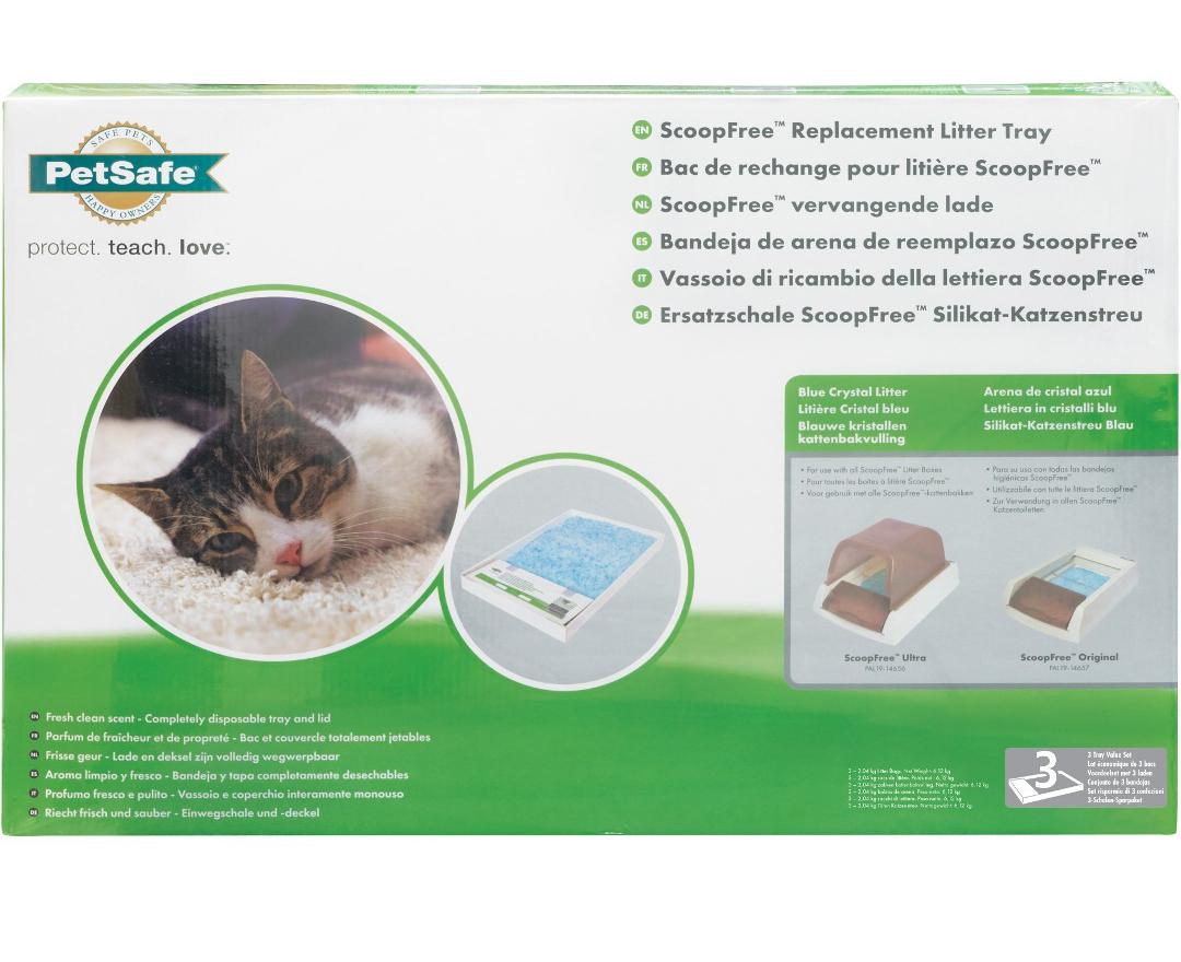 PetSafe ScoopFree силікагелевий наповнювач з піддоном для котячого туалету (14262)